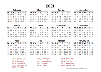 Important Tax Dates on 2021