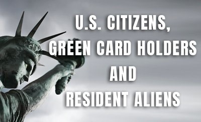 Are you a US Citizen and never lived, worked, or visited the U.S.?
